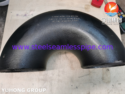 Fittings per tubi senza cuciture ASTM A234 WP9 CL1 90° ELBOW BW SR 5&quot; SCH40