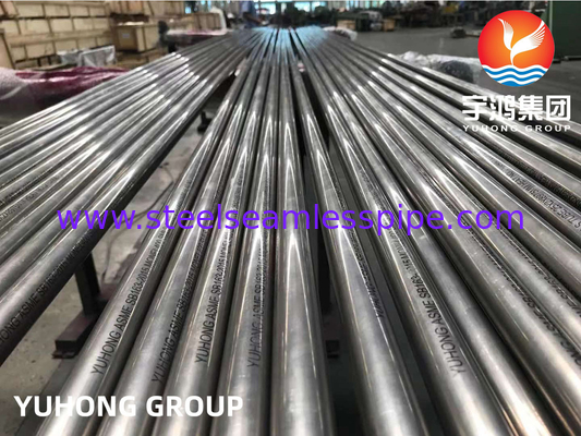 ASTM B163 Monel 400 UNS N04400 Tubo in lega di rame e nichel senza saldatura Superficie lucida