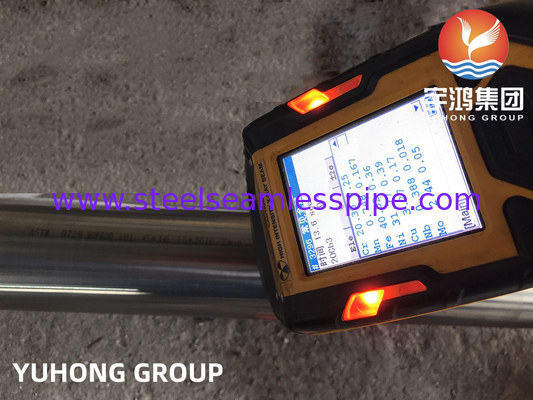 ASTM B729 UNS N08020 2.4660 Lega di nichel 20 tubo senza cuciture 100% UT