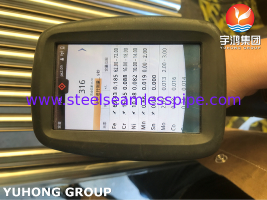 ASTM A269 TP316L Tubo SMLS ricoperto di acciaio inossidabile brillante per tazze per succhiare la paglia