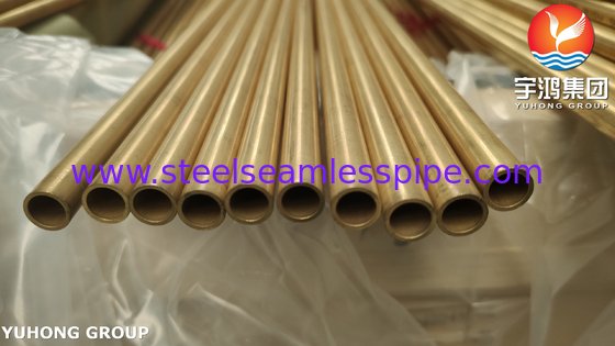 ASME SB111 ASTM B111 C68700 O61 Tubi senza cuciture in ottone di alluminio L1M per evaporatore