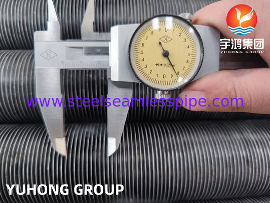 Tubo alettato personalizzato con materiale alettato in alluminio e molteplici tipi di alette per applicazioni di scambiatori di calore e condensatori