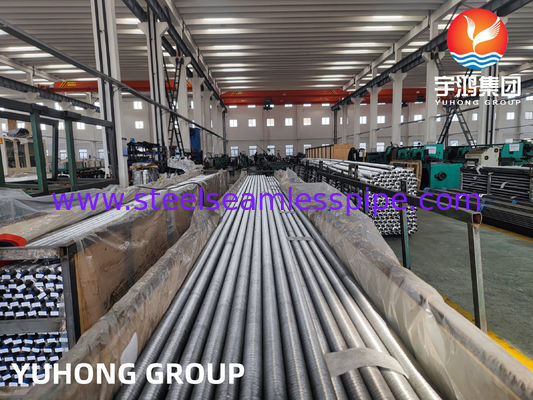 Tubo alettato personalizzato con materiale alettato in alluminio e molteplici tipi di alette per applicazioni di scambiatori di calore e condensatori