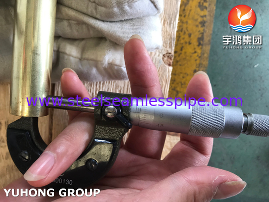 ASME SB111 C44300 Tubo in lega di rame O61 finito a freddo per tubi per scambiatori di calore