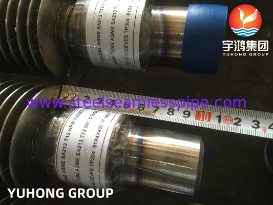 ASME SA213 T22 Tubo senza cuciture in acciaio legato 11CR HFW Tubo a pinna solida per pre riscaldamento