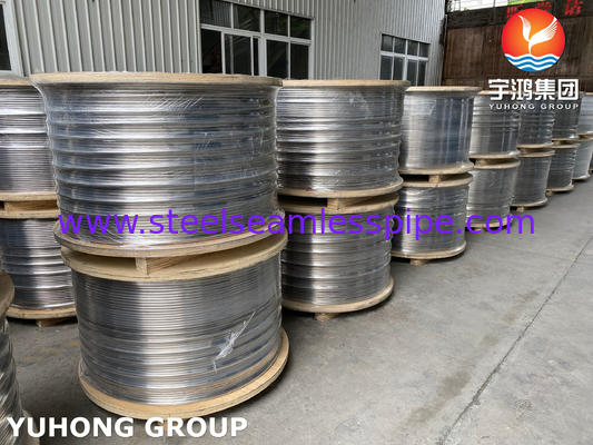 ASTM A269 TP304L TP316L TP316Ti tubo avvolto saldato in acciaio inossidabile