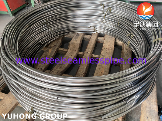 ASTM A269 TP304L TP316L TP316Ti tubo avvolto saldato in acciaio inossidabile