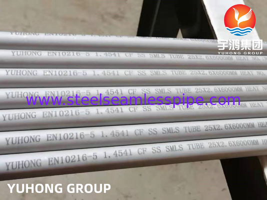 ASTM A312 TP321H Tubo senza saldatura in acciaio inossidabile per petrochimico