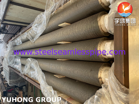 ASTM A376 TP347H S34709 Tubo a pinna a spirale saldato ad alta frequenza in acciaio inossidabile