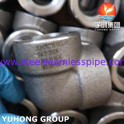 ASTM A105 Acciaio al carbonio Fittings Socket Weld 90Deg LR Elbows 3000LBS ASME B16.11