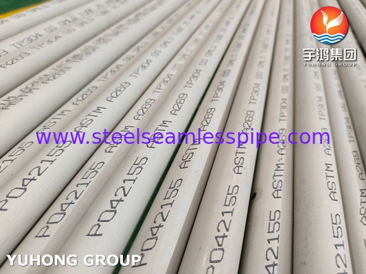 ASTM A269 TP304 Tubo senza cuciture in acciaio inossidabile