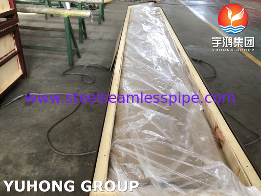 ASME SB111 C70600 C68700 C71500 C44300 Tubo senza cuciture 100% HT 15,88 X 1,24 X 6096MM