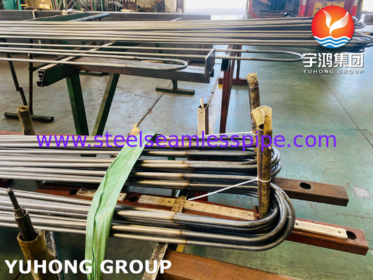 ASME SA213 TP316Ti Tubo in acciaio inossidabile U Bend 1.65mm Spessore min.