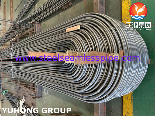 ASME SA213 TP316Ti Tubo in acciaio inossidabile U Bend 1.65mm Spessore min.