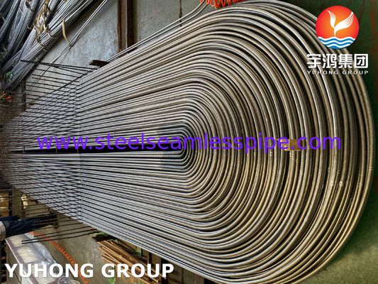 ASME SA213 TP316Ti Tubo in acciaio inossidabile U Bend 1.65mm Spessore min.