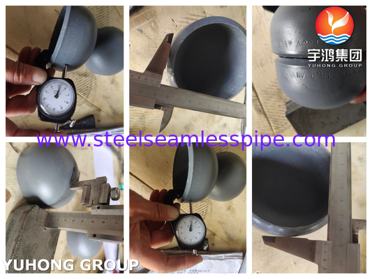 ASME B16.9 ASTM A234 WPB Fittings per tubi in acciaio al carbonio Fittings rivestiti di nero