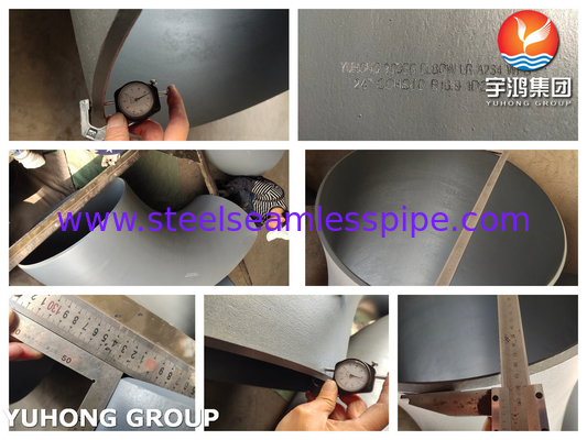 ASME B16.9 ASTM A234 WPB Fittings per tubi in acciaio al carbonio Fittings rivestiti di nero