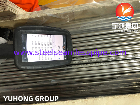 ASTM A213 TP316L Tubo di apparecchiatura per tubi ricoperti di acciaio inossidabile