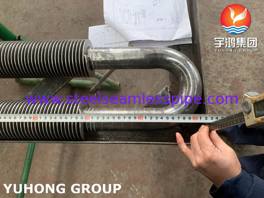 Acciaio al carbonio U Bend HFW Fined Tube ASTM A106 Gr.B Per scambiatori di calore