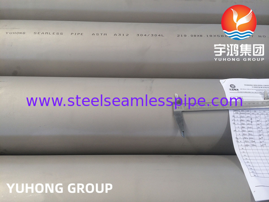 JIS G 3459 SUS304 SUS304L SUS316 SUS316L Tubo senza saldatura in acciaio inossidabile per l'industria del riciclo delle batterie al litio
