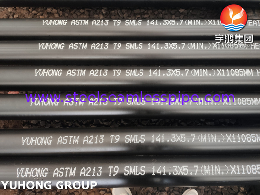 ASME SA213 T9 T11 T22 T91 Tubo senza cuciture in acciaio legato per tubi di forno a fuoco
