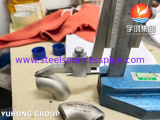 ASTM A403 WP310S-S Acciaio inossidabile gomito a raggio lungo di 90 gradi