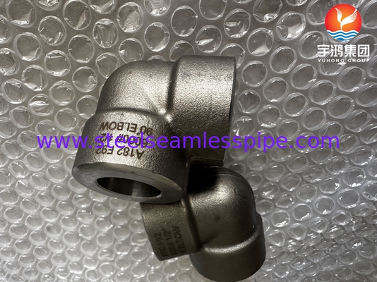 A182 F53 F92 1/2" #3000 90° Socket Elbow welded ASME B16.11 per centrali elettriche