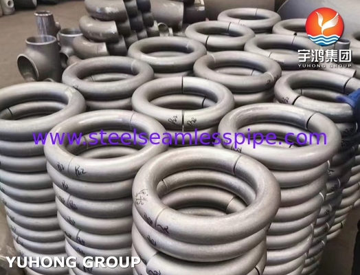 Fittings per tubi in acciaio inossidabile ASTM A403 WP304 180 gradi gomito B16.9