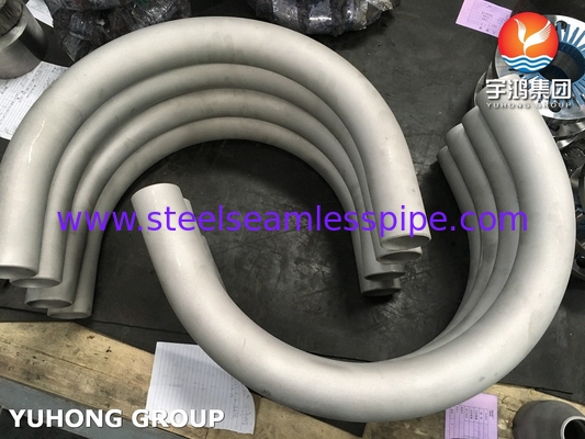 Fittings per tubi in acciaio inossidabile ASTM A403 WP304 180 gradi gomito B16.9