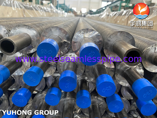 ASTM A179 Tubo a pinne in acciaio al carbonio L G LL Tipo per condensatore raffreddato ad aria