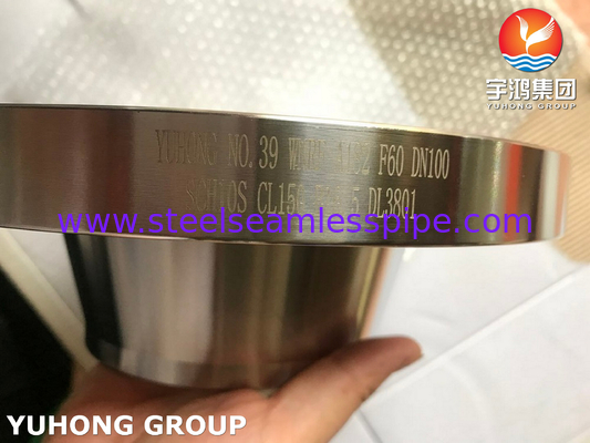 ASTM A182 F60 Acciaio duplex forgato flange con collo saldo faccia sollevata / WNRF