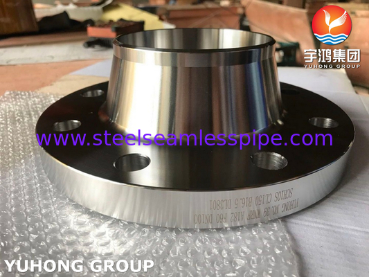 ASTM A182 F60 Acciaio duplex forgato flange con collo saldo faccia sollevata / WNRF
