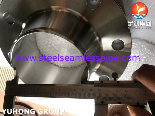 ASTM A182 F60 Acciaio duplex forgato flange con collo saldo faccia sollevata / WNRF