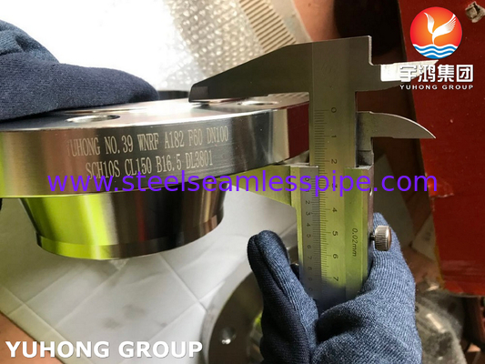 ASTM A182 F60 Acciaio duplex forgato flange con collo saldo faccia sollevata / WNRF