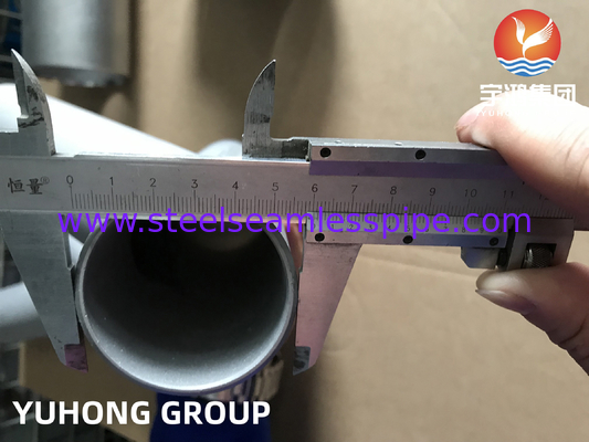ASTM A815 UNS S31803 connettore per tubi in acciaio duplex 45 gradi Y laterale Tee