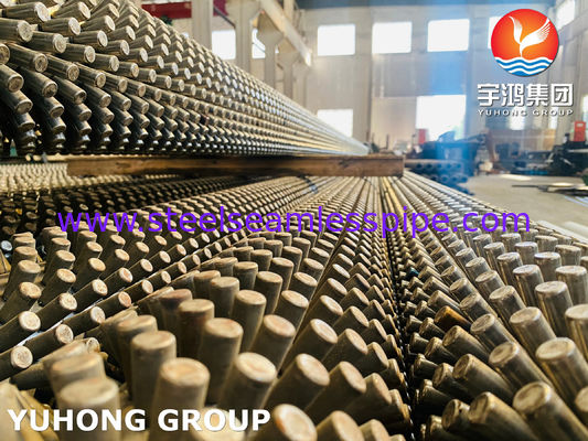 ASTM A312 TP316L Tubo a pinne a stucco con altezza personalizzabile per sistemi di scambio di calore resistenti alla corrosione