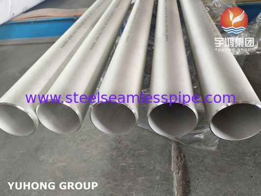 Il tubo senza cuciture dell'acciaio inossidabile, ASTM A312 TP316Ti, B16.10 &amp; B16.19, 6M, PE/SONO, SUPERFICIE FINITA A CALDO