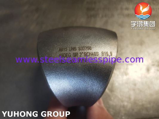 ASTM A815 WP-S UNS S32750 90° / 45° SR Fittings BW in acciaio doppio gomito