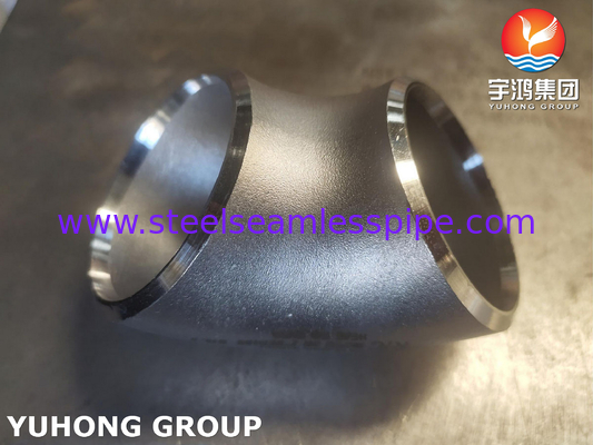 ASTM A815 WP-S UNS S32750 90° / 45° SR Fittings BW in acciaio doppio gomito
