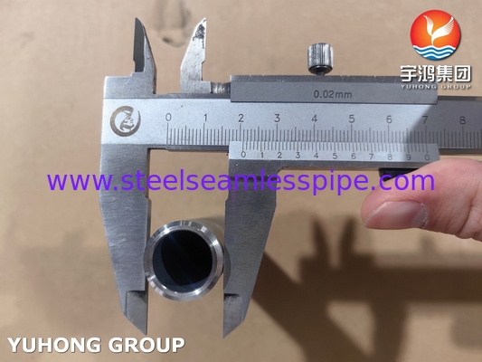 ASME B36.10 Nipple di tubo ASTM A790 UNS S31803 Nipple in acciaio duplex senza cuciture