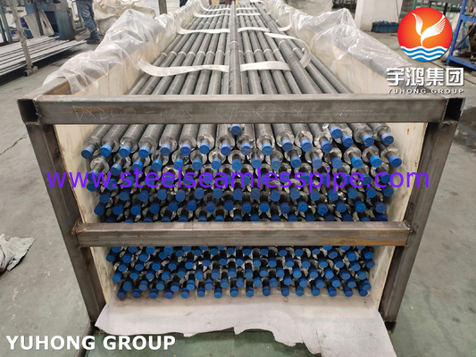 ASTM A179 Tubo a pinna in acciaio al carbonio Materiale a pinna per raffreddatore d'aria