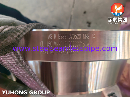 ASTM B283 C70620 Frangia RF a collo di saldatura in rame