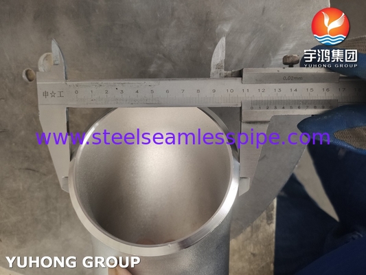 ASTM A403 WP304H Tubo di stagno in acciaio inossidabile con montatura a 90 gradi SR gomito