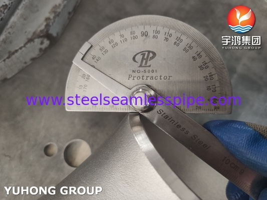 ASTM A403 WP304H Tubo di stagno in acciaio inossidabile con montatura a 90 gradi SR gomito