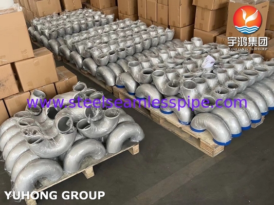 Acciaio inossidabile/duplex Buttweld Fitting 180° Return Elbow ASME B16.9