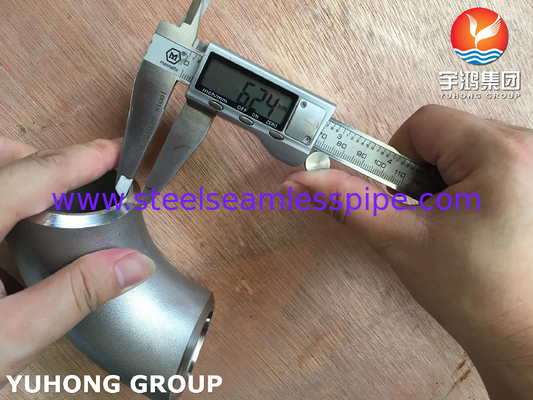ASME SB366 WP904L-S Fittings in acciaio inossidabile 90° LR Elbow BW ASME B16.9