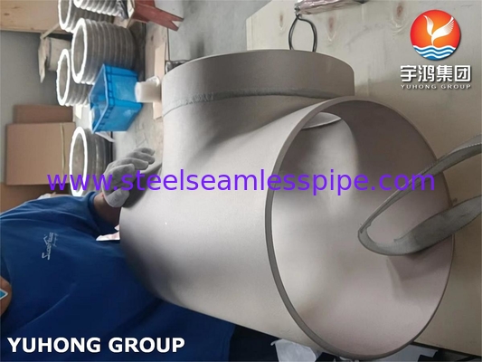 Copper Nickel 90/10 Equal Tee Fitting ASTM B466 per ambienti marini e industriali