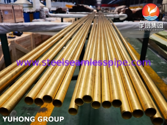 ASME SB111 / ASTM B111 C68700 Tubi senza saldatura in lega di rame
