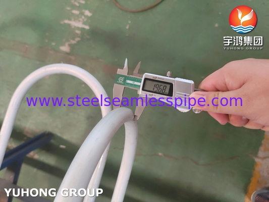 Tubo senza cuciture in acciaio inossidabile ASME SA213 TP304 1.4301 19.05 X 1.65 X Lunghezza per scambiatore di calore