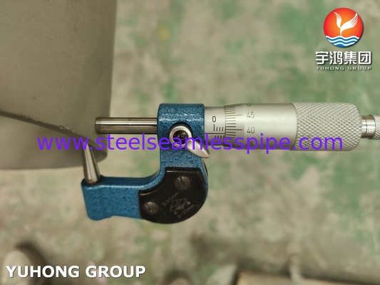 Tubo senza cuciture in acciaio inossidabile EN 10216-5 D2/T1 1.4404 TP316L Per petrolio e gas